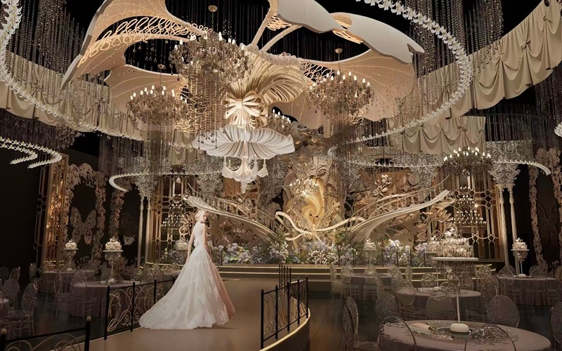 蝴蝶厅 [ 最大40桌 · 高0.0m · 无柱 ·  ]